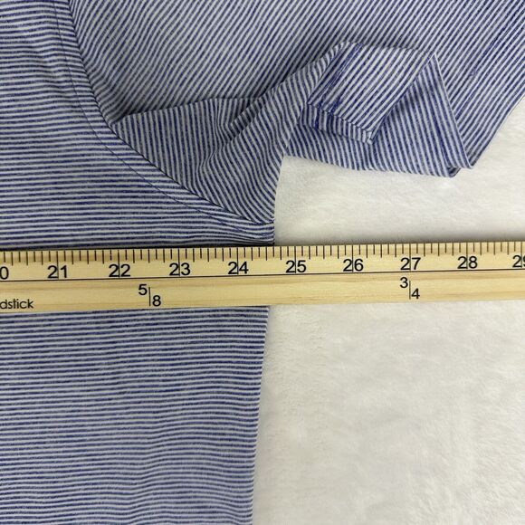 Johnnie-O Men's Performance Polo Shirt XXL Blue White Striped Short Sleeve - Picture 11 of 13